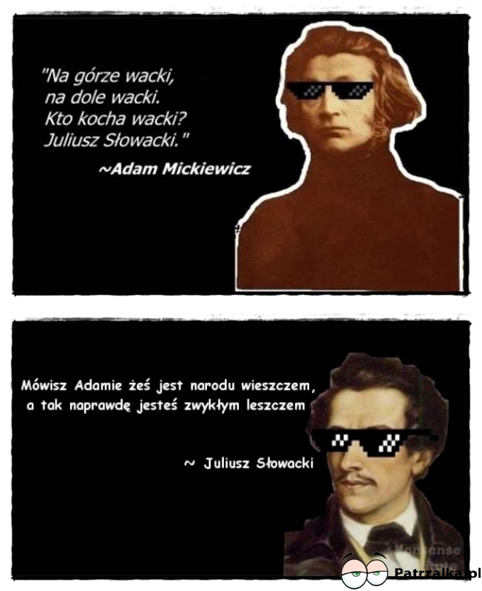 Adam Mickiewicz vs Juliusz Słowacki