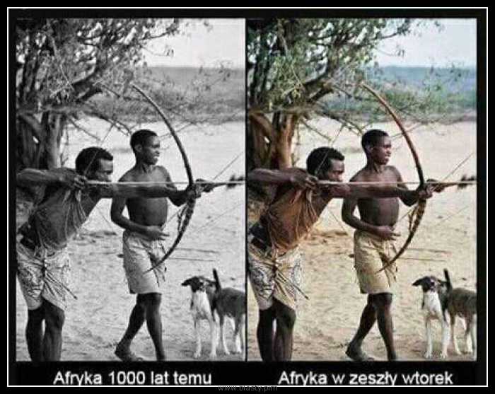 Afryka 1000 lat temu vs afryka w zeszły wtorek