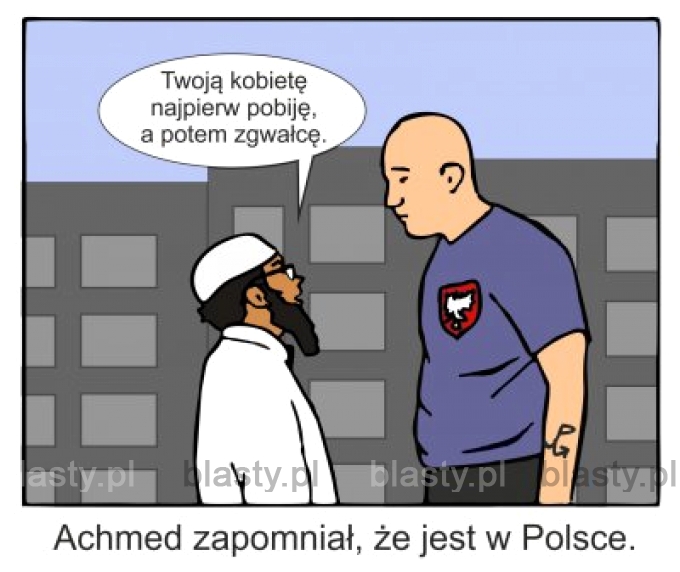 Ahmed zapomniał, że jest w Polsce