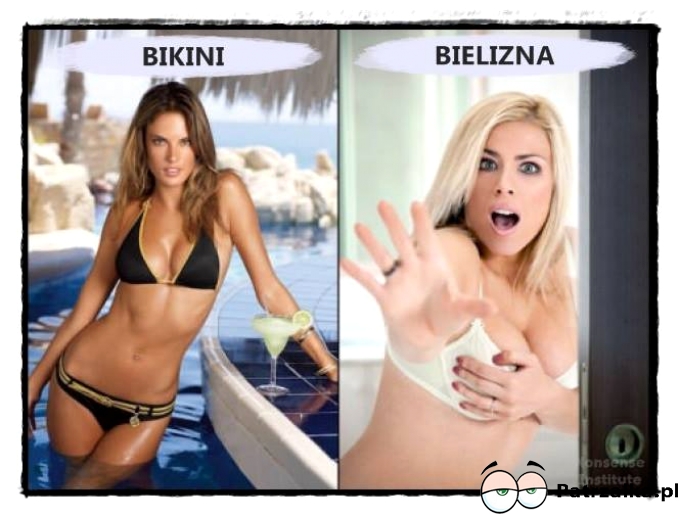 Bikini vs bielizna