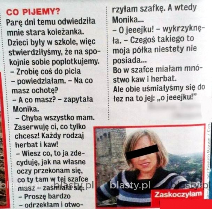 Co pijemy ?