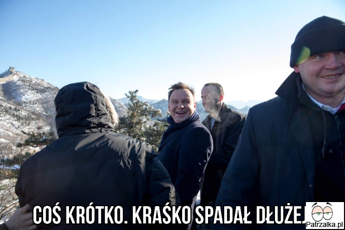 Coś krótko, kraśko spadał dłużej