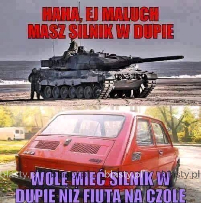 Czołg vs Maluch