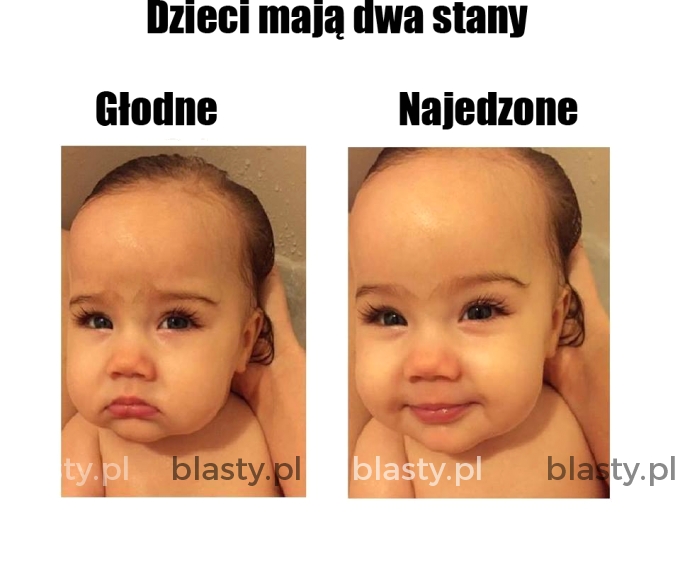 Dzieci mają dwa stany