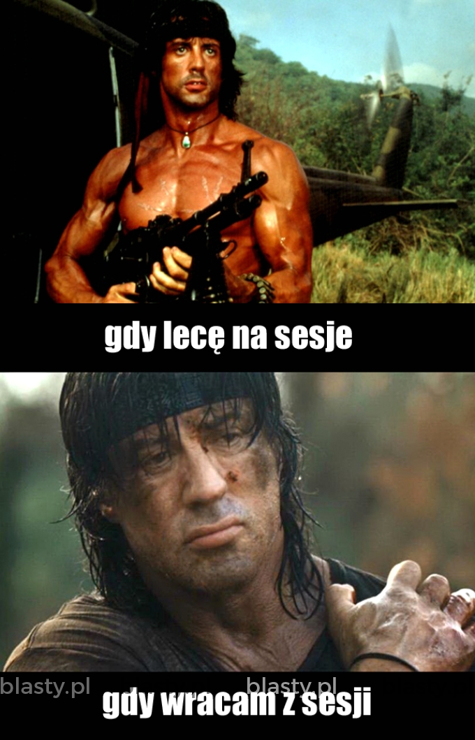 Gdy lecę na sesje