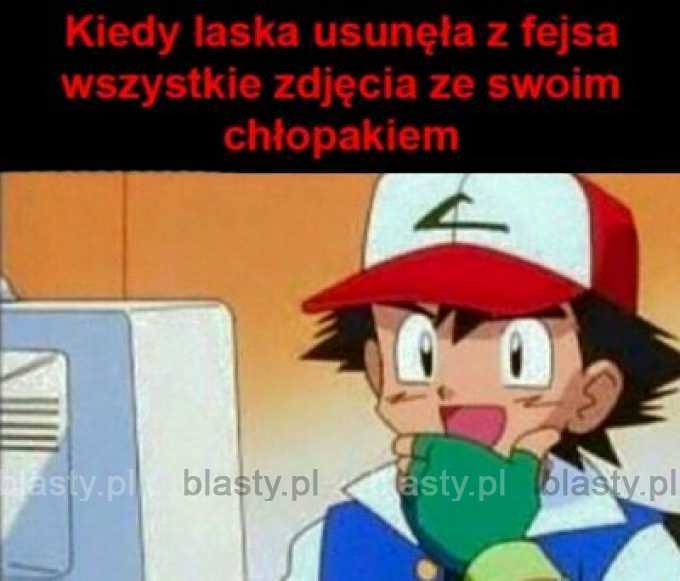 Kiedy laska usunęła z fejsa