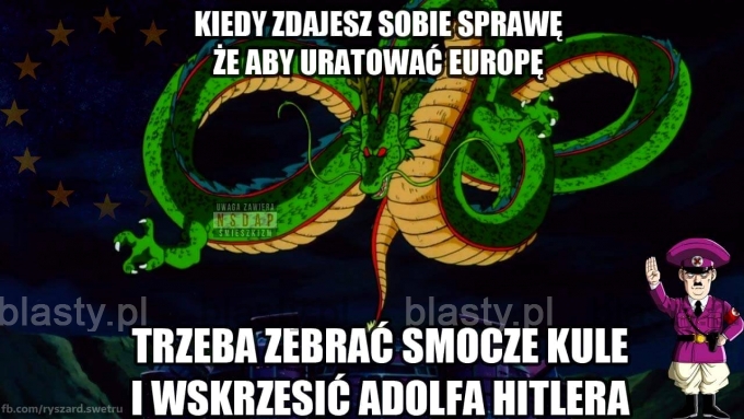 Kiedy zdajesz sobie sprawę, że aby uratować europę