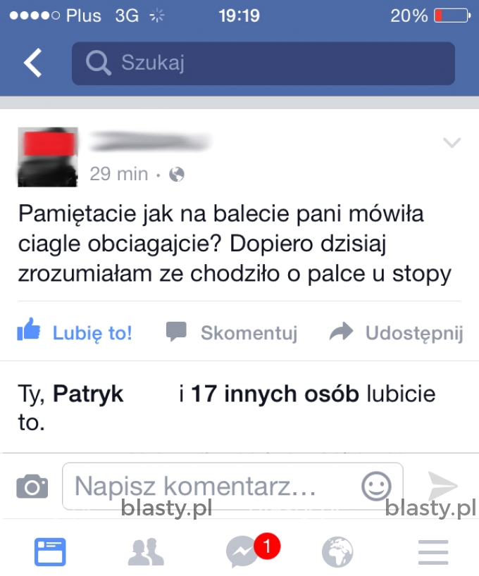 Kiedy zdasz sobie sprawę, że nie o takie obciąganie chodziło