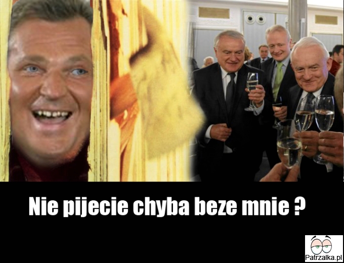 Kwaśniewski wbija na imprezę