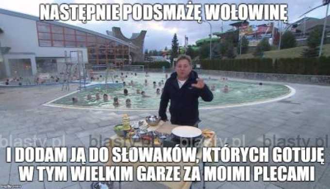 Następnie podsmażę wołowinę