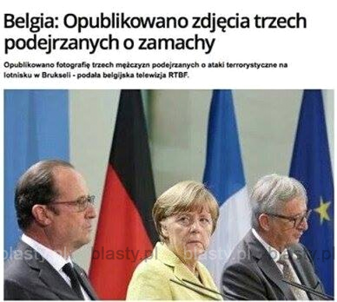 Opublikowano zdjęcia trzech podejrzanych o zamachy