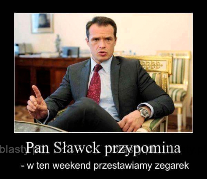 Pan Sławek przypomina