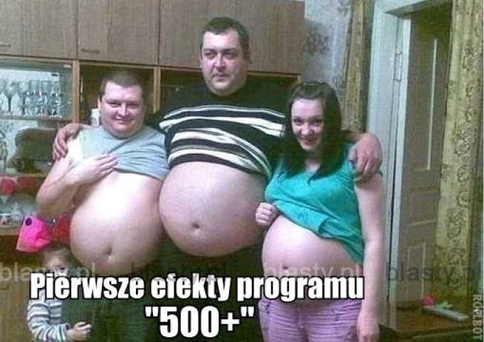 Pierwsze efekty programu 500plus