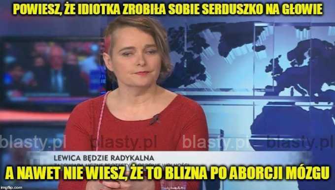 Powiesz, że idiotka zrobiła sobie serduszko