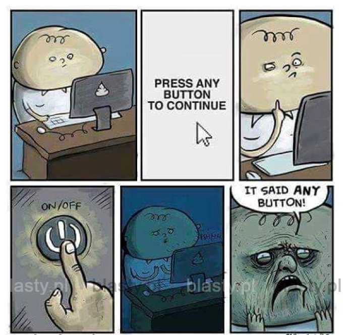 Press any button