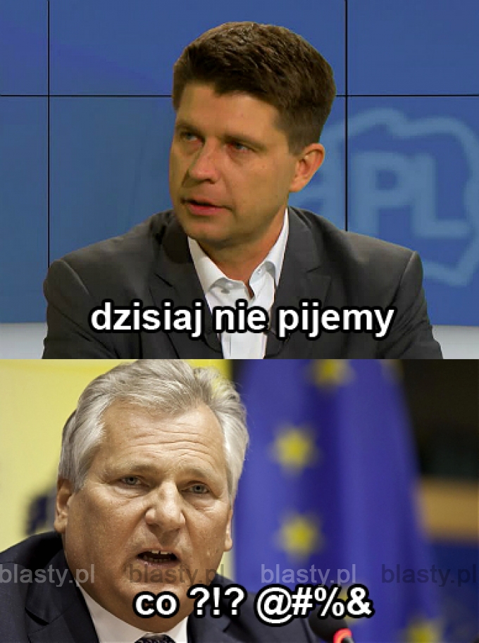 Reakcja Kwaśniewskiego.