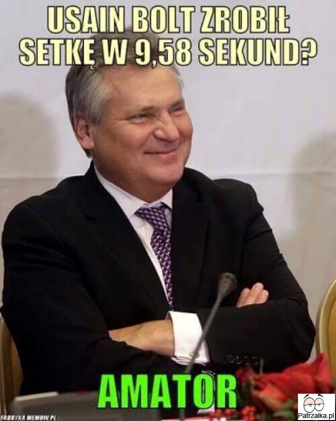 Setka w 9,58 ? Amator