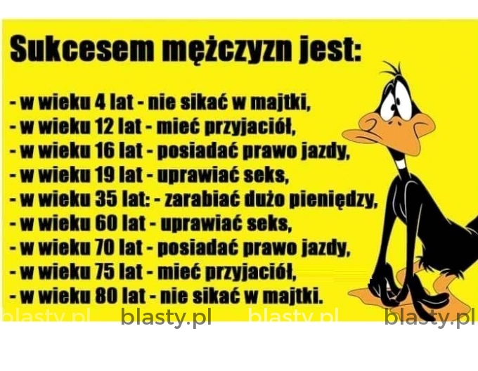 Sukces mężczyzny