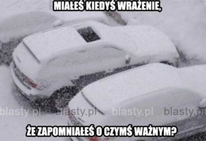 Te uczucie, kiedy zapomniałeś o czymś ważnym.