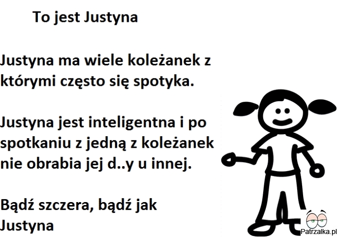 To jest Justyna