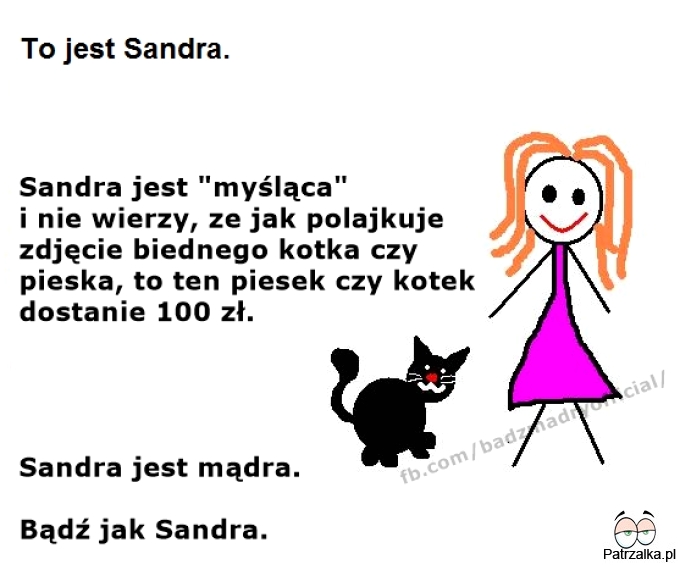 To jest Sandra