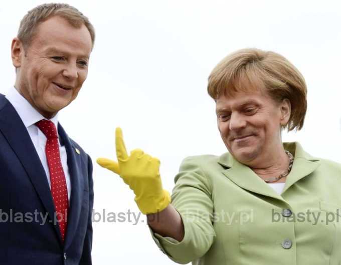 Tusk Merkel faceswap
