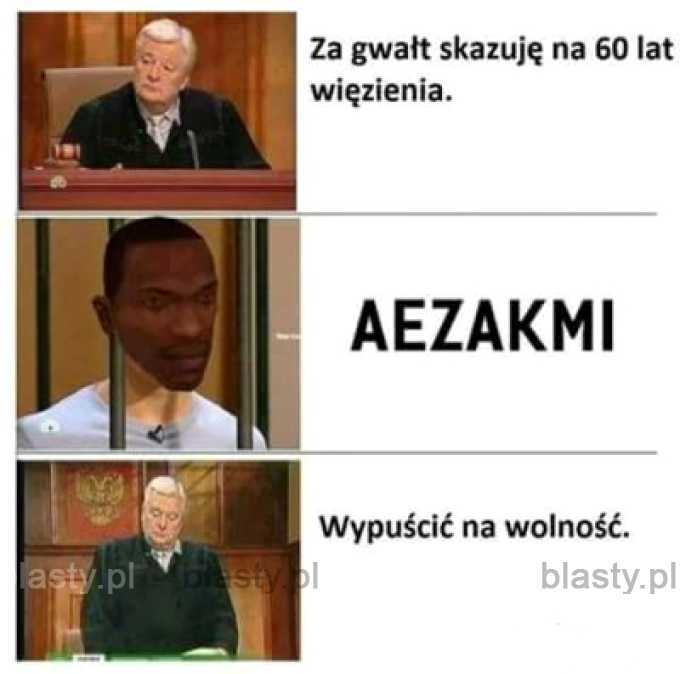 Za gwałt skazuje na 60 lat więzienia