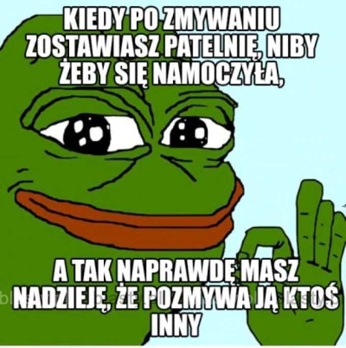 Ze zmywaniem tak jest