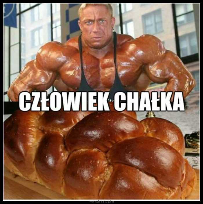 Człowiek chałka