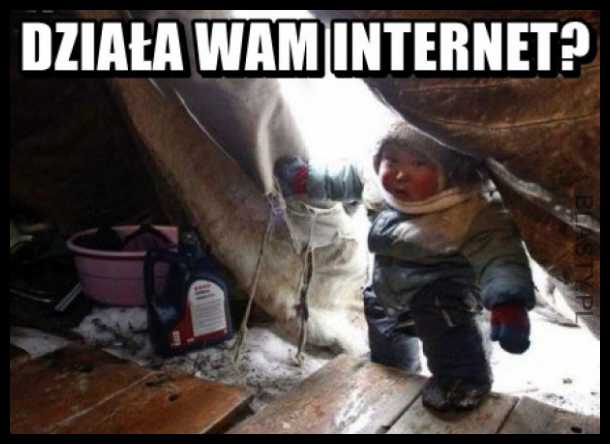 Działa wam internet ?