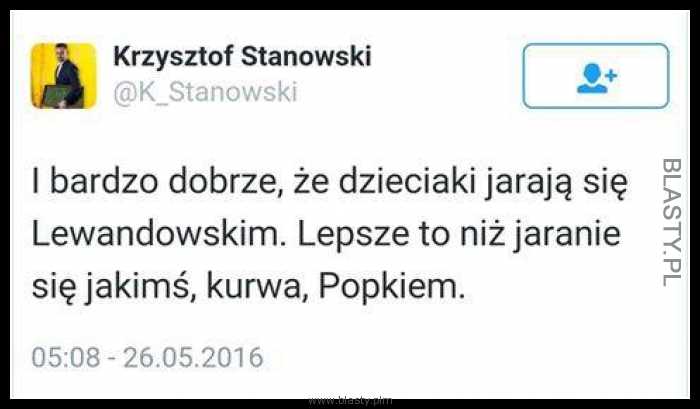 I bardzo dobrze, że dzieciaki jarają się Lewandowskim