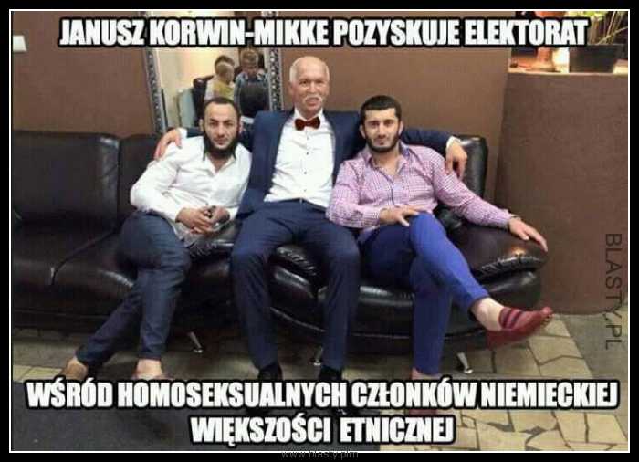 Janusz Korwin Mikke pozyskuje elektorat