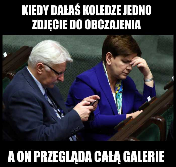 Kiedy dałaś koledze jedno zdjęcie do obczajenia