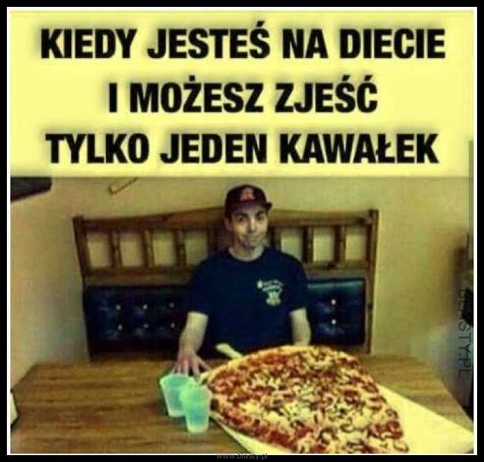 Kiedy jesteś na diecie i możesz zjeść tylko jeden kawałek