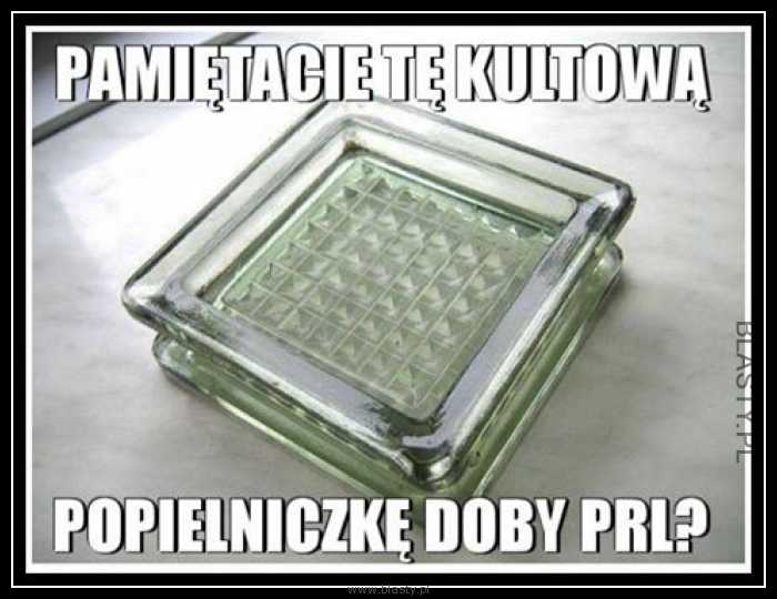 Kultowa popielniczka rodem z PRL