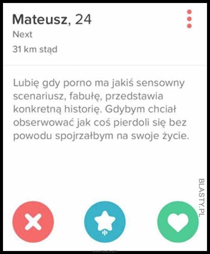 Lubię gdy porno ma jakiś sensowny scenariusz Lubię gdy porno ma jakiś sensowny scenariusz