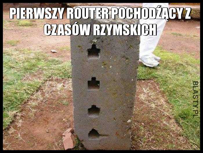 Pierwszy router pochodźący z czasów rzymskich