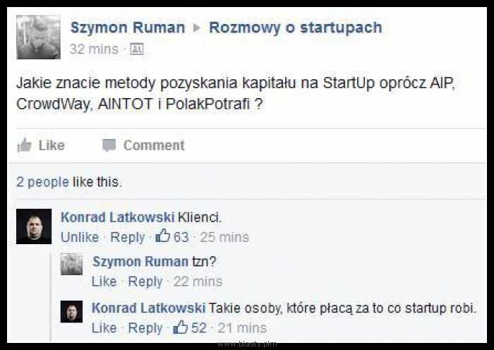 Rozmowy o startupach