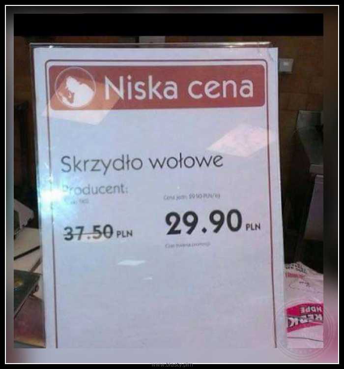 Skrzydło wołowe