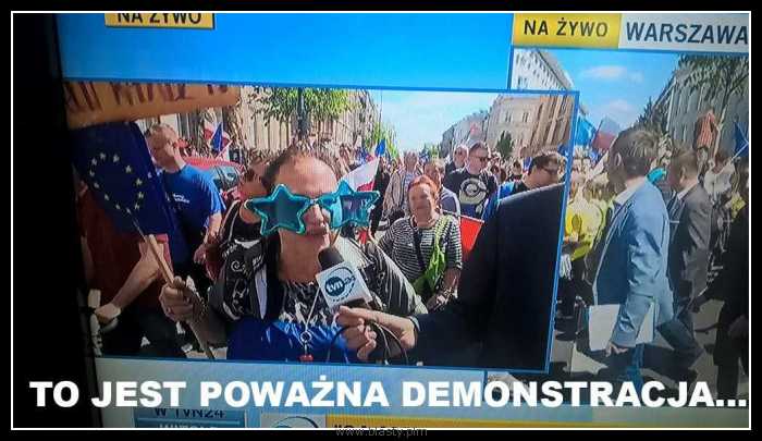 To jest poważna demonstracja