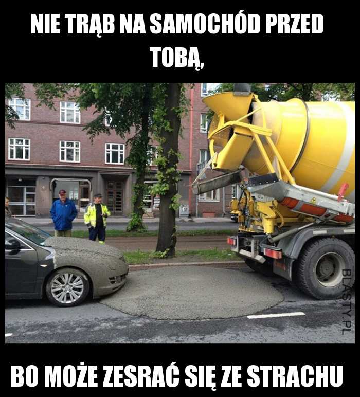 Zesrała się ze strachu