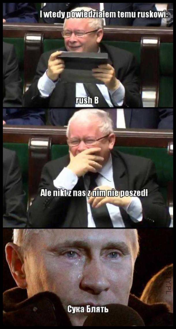 Ale z tego Kaczyńskiego zgrywsuek