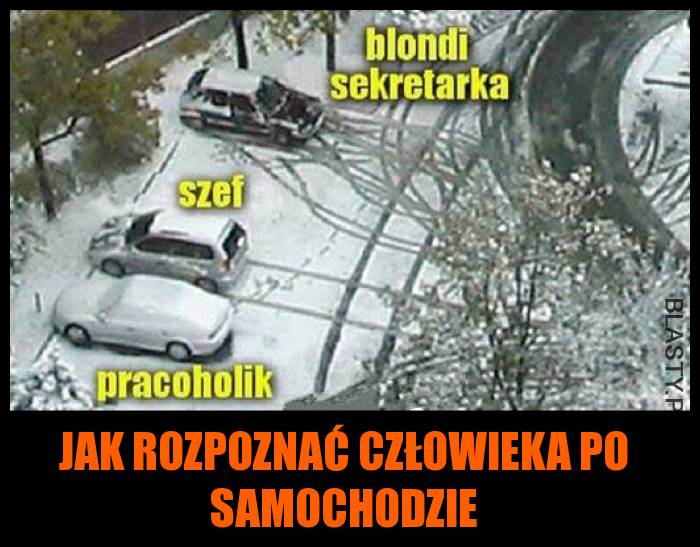 Jak rozpoznać człowieka po samochodzie