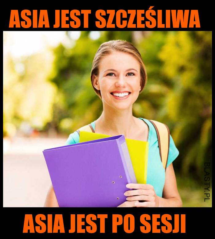 Jestem już po sesji