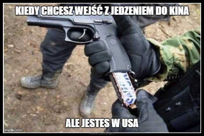 Kiedy chcesz wejÅ›Ä‡ z jedzeniem do kina ale jesteÅ› w USA