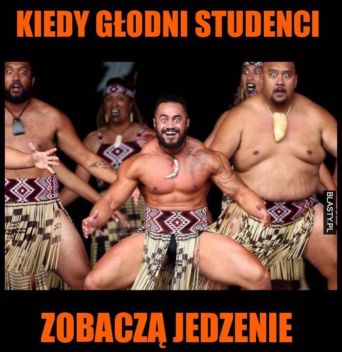 Kiedy głodni studenci zobaczą jedzenie