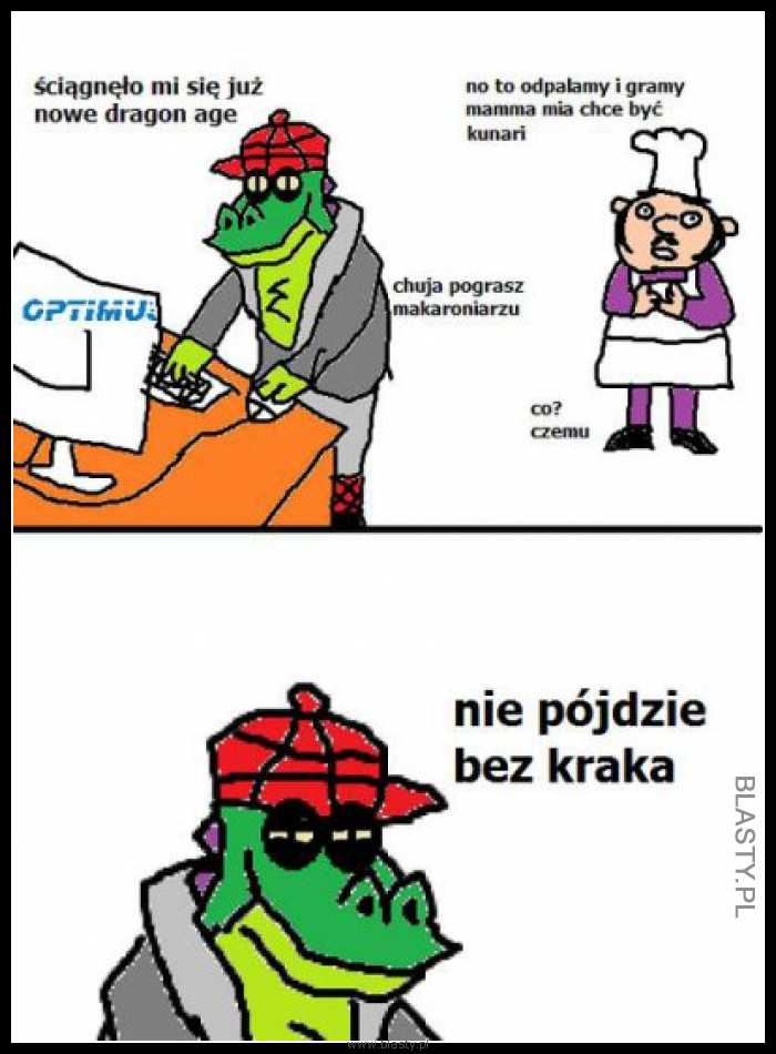 Krótki komiks o graniu w gre