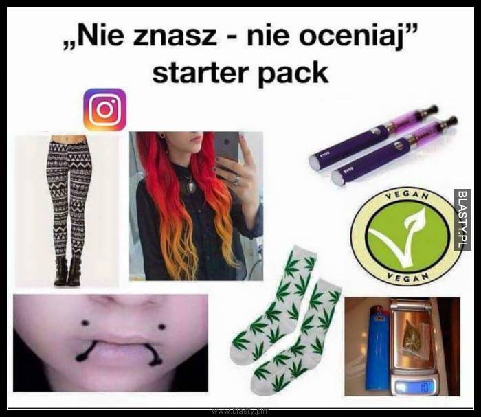 Nie znasz - nie oceniaj starter pack