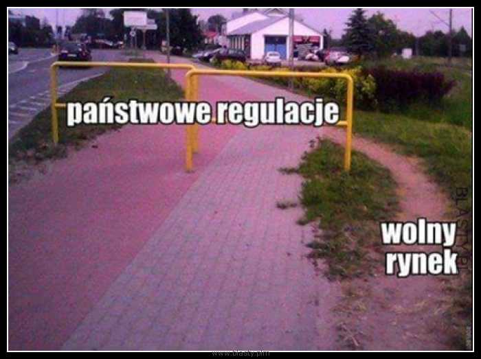 Państwowe regulacje vs wolny rynek