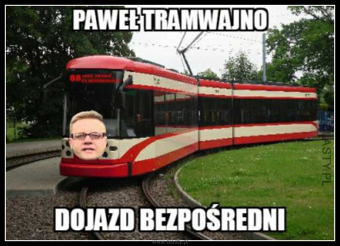 Paweł Tramwajano - dojazd bezpośredni